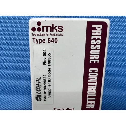 Régulateur De Pression MKS Instruments 640A13TW2M52T - Type 640 - Neuf Avec Rapport De Test